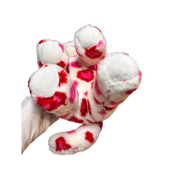 Build A Bear Hearts For You Puppy Dog Red, Pink and White No Tush Tag - Picture 5 of 10